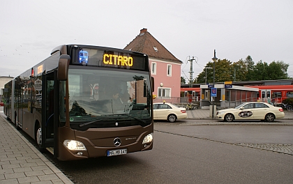 Autobusy Mercedes-Benz (New) Citaro  naživo v okolí Mnichova