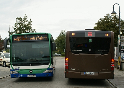 Autobusy Mercedes-Benz (New) Citaro  naživo v okolí Mnichova