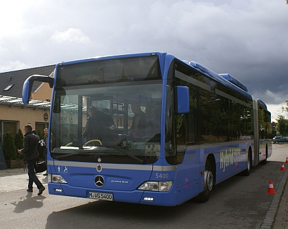 Autobusy Mercedes-Benz (New) Citaro  naživo v okolí Mnichova