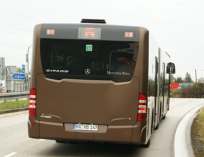 New Citaro  - zkušenost řidiče: Cesta po příměstské lince MVV v okolí Mnichova 