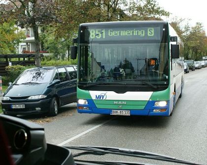 Regionální doprava v okolí Mnichova je koordinována MVV. V barvách MVV