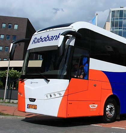 Dva autokary z VDL pro ''Rabobank Cycling Team''