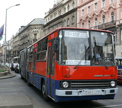 Doprava  v Budapešti - trolejbusy a autobusy objektivem Jana Spousty