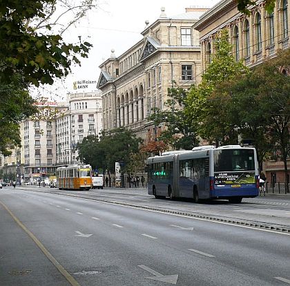 Doprava  v Budapešti - trolejbusy a autobusy objektivem Jana Spousty