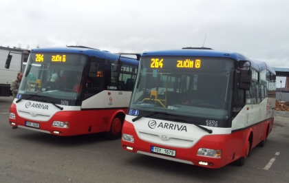 Nové autobusy SOR BN 8,5 Bosák bus - Arriva v barvách PID