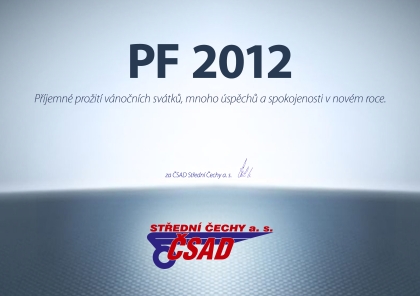 S poděkováním za došlá PF II