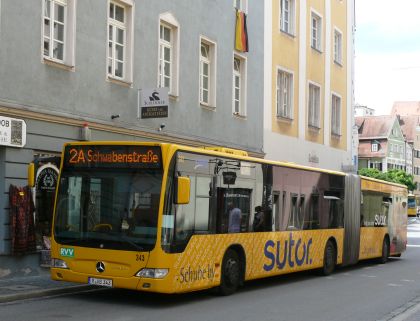 Autobusová pohlednice z Řezna (Regensburgu)