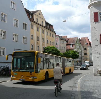 Autobusová pohlednice z Řezna (Regensburgu)