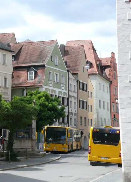 Autobusová pohlednice z Řezna (Regensburgu)