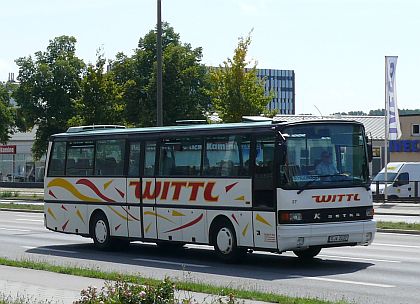 Autobusová pohlednice z Řezna (Regensburgu)