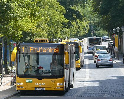 Autobusová pohlednice z Řezna (Regensburgu)