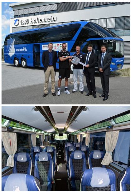 Dvakrát Neoplan Starliner: Nový týmový autobus TSG 1899 Hoffenheim