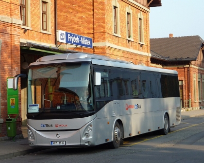 Nový autobus Irisbus Iveco Evadys H  Veolia Transport  Morava  jako ČD BUS