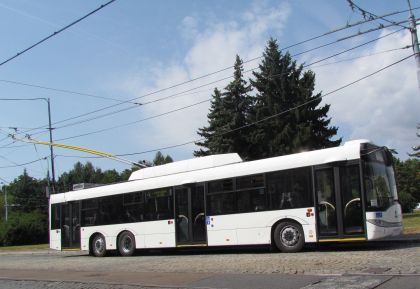 Pardubické trolejbusy 26 Tr a a 28 Tr v ulicích Plzně 