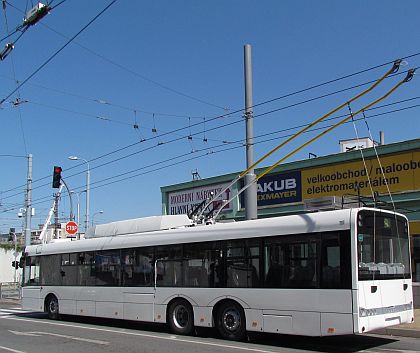 Pardubické trolejbusy 26 Tr a a 28 Tr v ulicích Plzně 