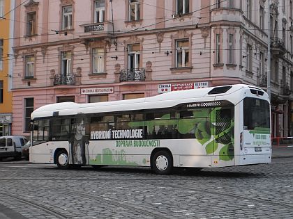 DPP: Předváděcí a ověřovací provoz hybridního autobusu Volvo 7700 H