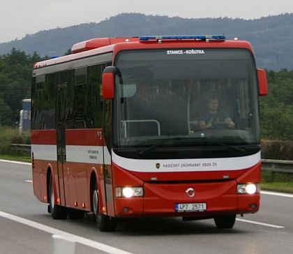 Autobusové záběry z cesty: Dvakrát Arway - hasičský a se zajímavým Kavkadesignem