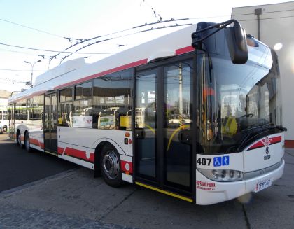 Dopravní podnik města Pardubic koupil další čtyři nové trolejbusy