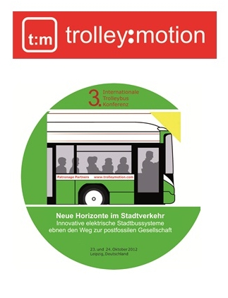 3. Mezinárodní trolejbusové sympozium trolley:motion 23. a 24.10 v Lipsku