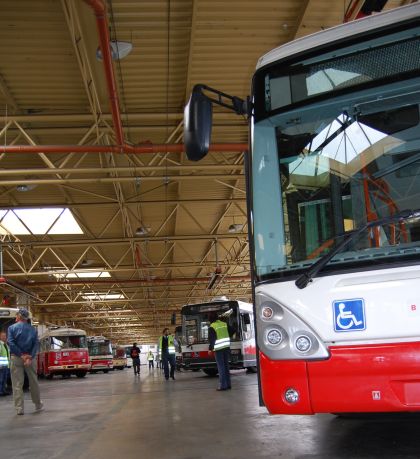 Ze dne otevřených dveří trolejbusové vozovny Brno - Komín 22. září 201