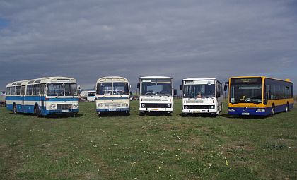 Ze 2. Podzimního srazu autobusů ve Vyškově  22. září 2012 