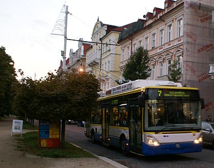 Záběry z provozu historických vozidel v Mariánských Lázních 29.9.2012