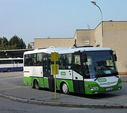 Nový částečně nízkopodlažní autobus SOR BN 8,5 na MHD Hranice 