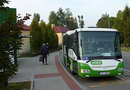 Nový částečně nízkopodlažní autobus SOR BN 8,5 na MHD Hranice 