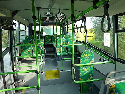 Nový částečně nízkopodlažní autobus SOR BN 8,5 na MHD Hranice 