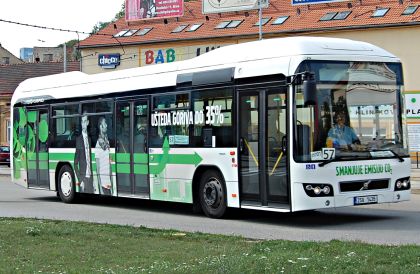 Hybridní Volvo 7700 a Citelis CNG na testování v Brně