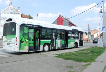 Hybridní Volvo 7700 a Citelis CNG na testování v Brně