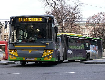 Pohlednice z Balkánu I. Bělehradské  autobusy 