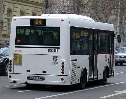 Pohlednice z Balkánu I. Bělehradské  autobusy 