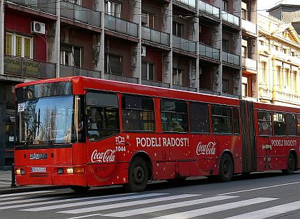 Pohlednice z Balkánu I. Bělehradské  autobusy 