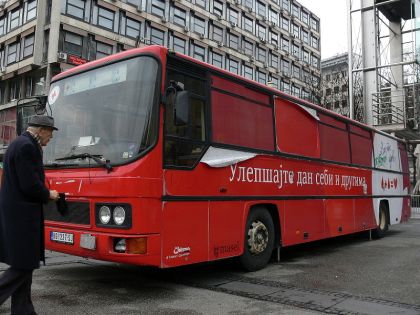 Pohlednice z Balkánu I. Bělehradské  autobusy 