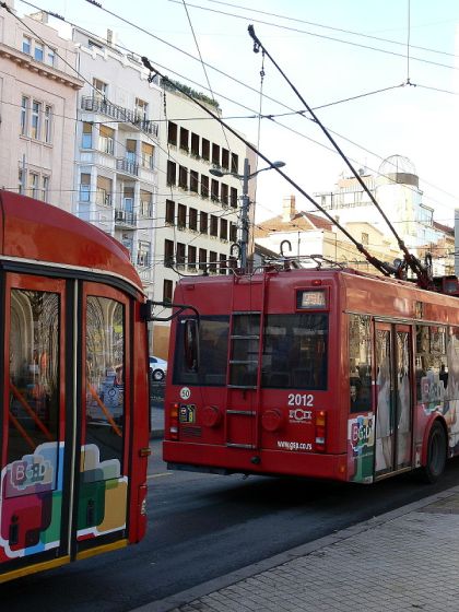 Pohlednice z Balkánu II. Bělehradské  trolejbusy 