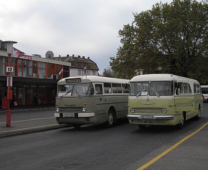 Pozdrav z Győru: Ikarus 55 a  Ikarus 66 