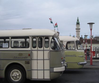 Pozdrav z Győru: Ikarus 55 a  Ikarus 66 