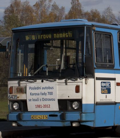 Rozloučení s autobusy Karosa řady 700 proběhlo v Ostravě 3.11.2012