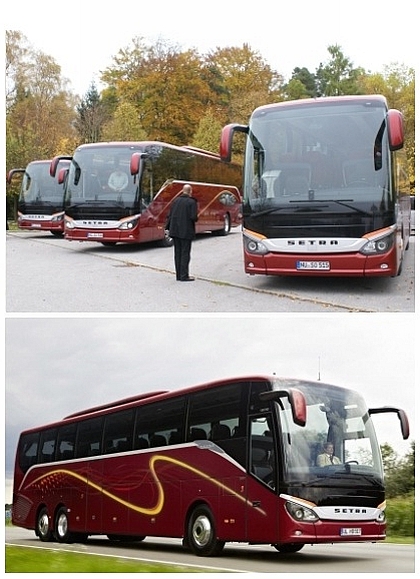 Z testu autokarů Setra Comfort Class řady 500 