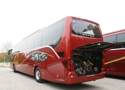 Z testu autokarů Setra Comfort Class řady 500 