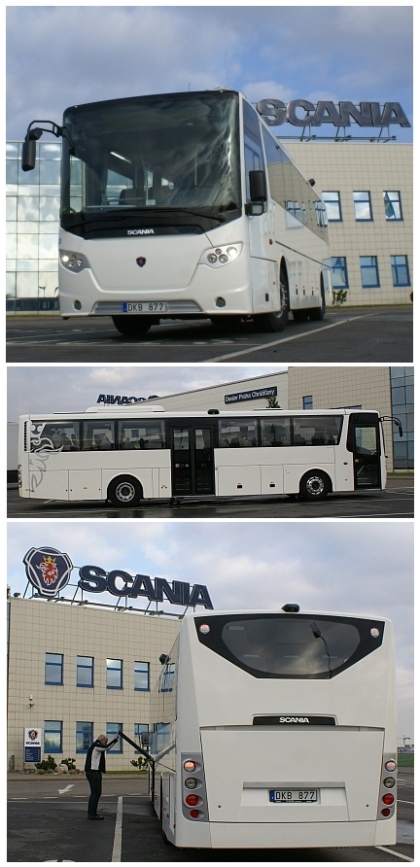 Testovací autobus Scania OmniExpress 3.20 Euro 5 byl na návštěvě v ĆR