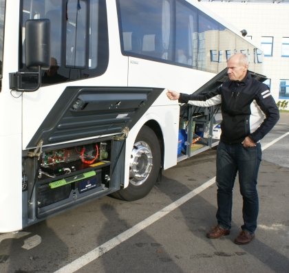 Testovací autobus Scania OmniExpress 3.20 Euro 5 byl na návštěvě v ĆR