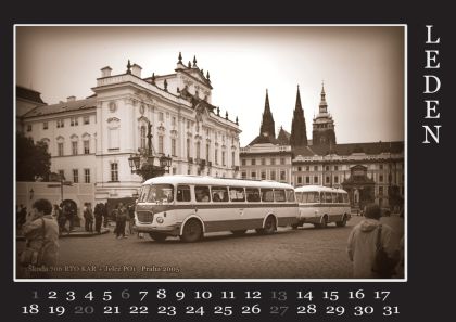 Pátý autobusový veteránský kalendář opět udělá radost milovníkům autobusů