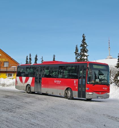 Veolia Transport Morava nabízí spojení  skibusy do Beskyd a Jeseníků 