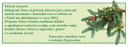 Vychází Dopravák 11/2012, noviny ADSSF 