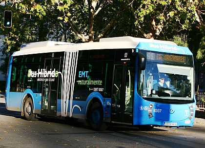 Obnova vozového parku madridských autobusů: Kloubové CNG MAN Castrosua,