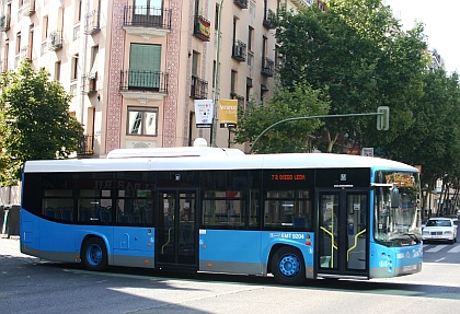 Obnova vozového parku madridských autobusů: Kloubové CNG MAN Castrosua,