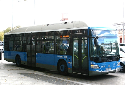 Obnova vozového parku madridských autobusů: Kloubové CNG MAN Castrosua,