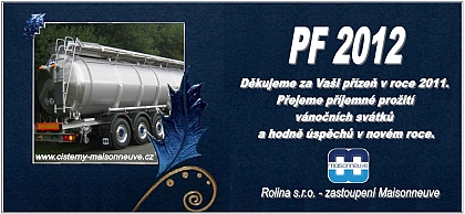 S poděkováním za došlá PF IV